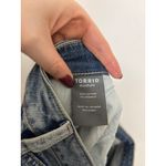 Torrid High Rise Ankle Crop Jeans Womens 14 Light Wash Classic Denim Photo 3