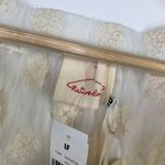 LF  Native Rose Eva Cream Woven Off The Shoulder Crop Top Women's Size 10 NWT Photo 4