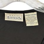 Vintage Womens Halloween Print Vest Sz L Button Front Festive Holiday Black Size L Photo 2