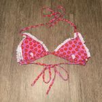 Urban Outfitters NEW Out From Under Vivien Flower Ruffle Triangle Bikini Top - M Photo 2