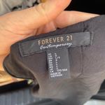 Forever 21 Classy Black floral maxi dress with open back and tie sz L Photo 3