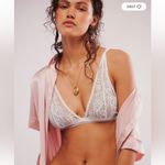 Free People  Care FP Reya Lace Bralette in Ivory Size Small NWT Retail $30 Photo 2