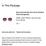 Quay Australia Gradient Round Sunglasses Photo 7
