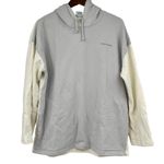 Outdoor Voices Soft Cotton Oversized Hoodie sweatshirt Dove / Bone Sz XS small Photo 1