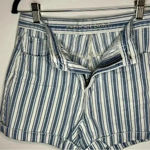 American Eagle Nautical Striped High Waisted Mom Shorts Size 4 Photo 4