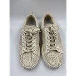 Dolce Vita Nicona Lace Up Low Top Sneakers Women's 10 Sandstone Knit Round Toe Photo 2