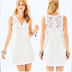Lilly Pulitzer  Sandi Lace Crochet Resort White Sleeveless Mini Dress Size 6 Photo 1