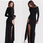 House Of CB  'Marella' Black Cutout‎ Maxi Dress NWOT size S Photo 1