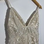 Lulus Lulu’s Flourishing Kiss Cream Floral Embroidered Floral Lace Midi Dress Size Med Photo 4