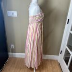 Old Navy  Cotton Gauze Halter Style Striped Sundress Maxi Dress Size Medium Photo 9