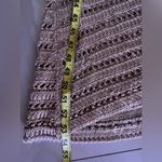 Venus  Loose Gold Knitting Lined Maxi Vacation Dress -Beach cruise Size M crochet Photo 12