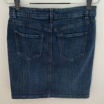 Ann Taylor  Blue Mini Jean Skirt sz 4 Photo 3
