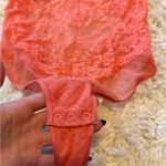 Aerie  Coral Unlined Lace Bodysuit Photo 1