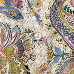 ZARA  Paisley Tapestry satin Collared Shirt Dress midi Scarf Print Belted Orange Photo 5