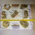 Vintage Souvenir Austria Scarf White Photo 5