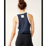 Free People Intimately Slam Dunk Top Size Medium Blue White Photo 1