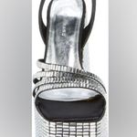 🆕Azalea Wang Jennifer Glamorous Silver Strappy Sandals SZ 8.5 Photo 2