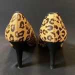 J Renee Pony Hair Leopard Print Heels Size 9 Photo 3