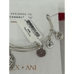 ALEX AND ANI  Path of Life Charm Bangle Bracelet Silver Tone Positive Energy READ Photo 6