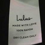 Lulus  embroidered v-neck long sleeve 100% rayon blouse with lace accents, size S Photo 4