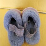 UGG  Shearling Slingback Slides Fluff Yeah Size womens 6 purple and blue Photo 1