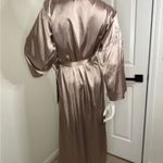 Marks & Spencer Gold Plunge Bishop Sleeve Gown Size L Photo 9