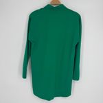 ADAY Something Borrowed Shirt Womens XS Emerald Green Minimalist Travel Chic Photo 7