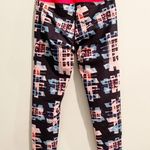 Oiselle  Rear Window Print Spandos Cropped Ankle Leggings Running Athletic M Photo 5