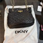 DKNY Black Quilted Women's Bag. Preloved. Photo 8