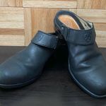 Ariat 94010 Western Black Leather Convertible Clogs Slingback Mules Size 6.5 Photo 0