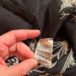 Johnny Was Domingo Linen Knit Mix Dress in Black Photo 8