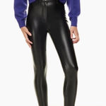 Aritzia Wilfred Free Charm Faux Leather Legging Black Pants Size 2 Photo 0