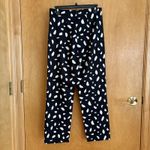 Reformation  Marlon Pants Dalmation Splotch Straight Leg Cropped SZ‎ 4 Photo 2