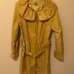 Vertigo Paris Yellow Belted Trench Coat Photo 2