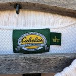 Cabela's Vintage 's Birds on a Branch Blue Jays Holly Knit Cottagecore Sweater LG Photo 4