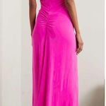 Veronica Beard chain-embellished ruched stretch-jersey halterneck maxi dress XS Photo 2