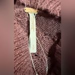 Free People New Rosemary Mock Neck Cable Knit Cotton Tunic Sweater Vest Small Photo 4