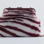 ZARA NEW Animal Zebra Print Crossbody Bag With Clasp Photo 0