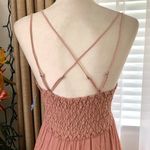 Free People Adella Crochet Slip Mini Dress in Rose Pink Photo 6