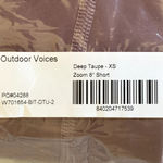 Outdoor Voices NWT Zoom 8" Biker Shorts in Deep Taupe Photo 8