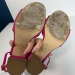 Cole Haan Women's Kaycee Knotted Fuschia Pink Block Heel Sandals Size 9 Photo 6