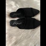 Free People  Stylish Black Mules size 38 Photo 5