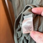 Christopher & Banks  Olive Short Sleeve Top xl Photo 3