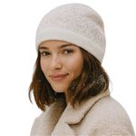 Barefoot Dreams  Cozychic Lite Confetti Beanie Cram/Taupe One Size Photo 4