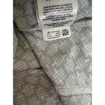 Columbia  Sweater‎ Womens Medium Gray White Quarter Zip Soft Fleece Pullover Cozy Photo 7