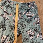 Disney Lilo & Stitch Pajama Pants Womens Medium Blue Plush Joggers Comfort  Photo 4