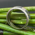 Sterling Silver Vintage NE 925 Signed  Abalone Inlay Ring Band Size 6.5 5.9g Photo 1