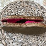 Ralph Lauren Lauren Ralph Lauren Caliana Fuchsia Suede Espadrille Sandals Size 7.5 Photo 6