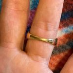 Ross Simons sterling sapphire and diamond accent ring size 9 Photo 3