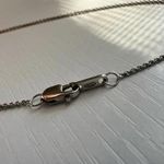 Zales Aquamarine White Sapphire Twisted Teardrop Pendant Sterling Silver Necklace Photo 6